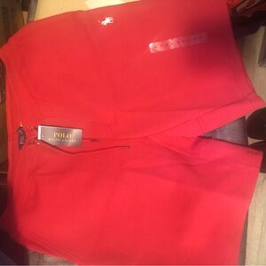 Polo Ralph Lauren Red Athletic Shorts